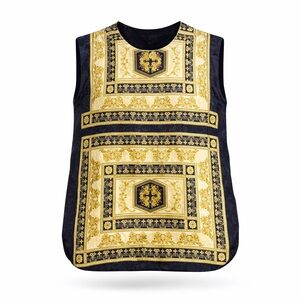 Vintage Cabernet Women’s Kimono Style Robe One Size Navy/Gold Korean​